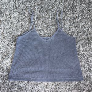 Brandy Melville Navy Strappy Tank Top Crop Top OS